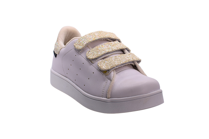 Zapatilla Mujer Habana Glitter White