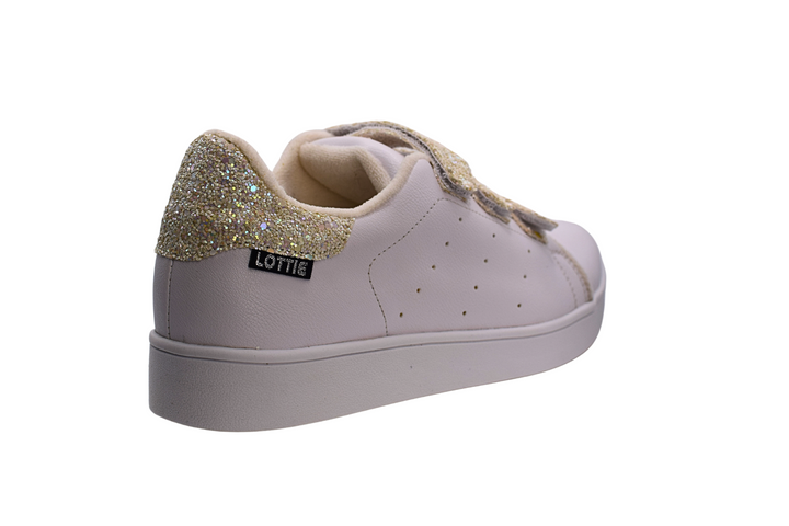 Zapatilla Mujer Habana Glitter White